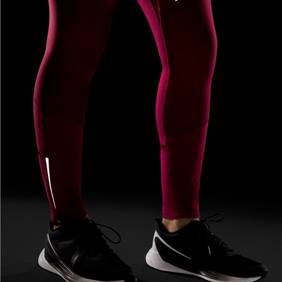 NWT lululemon SenseKnit Composite HR Running Tight 28" in Pomegranate size 4 - Picture 8 of 9